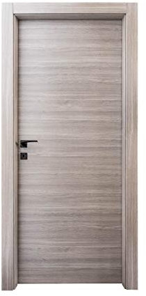 Kimono Porta Interna a Battente Ecodoor 2.0, Laminato Matrix Rovere Grigio, Destra (210x60)