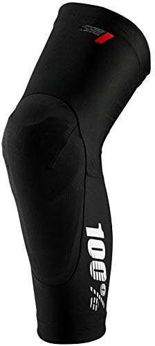 Ride100percent TERATEC Knee Guard Black, Adultos Unisex, Negro, M