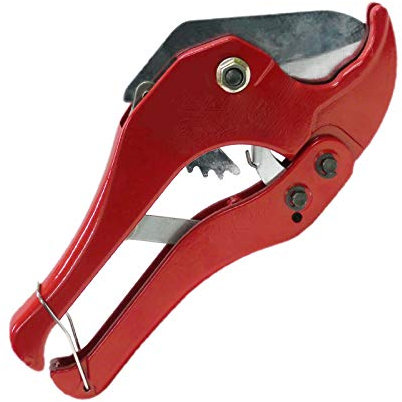 MegaHaustechnik Rohrschneider Schere mit Automatik Mechanik für Mehrschicht Aluminium Verbundrohr und Plastik Kunststoffrohr mit Rohr Außendurchmesser bis 42mm Werkzeug zum Schneiden Trennen Ablängen