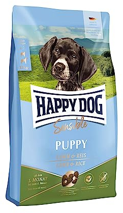 Happy Dog Alleinfuttermittel für Welpen ab der 4 Lebenswoche bis einschließlich 6 Monat, Arttypisch, 4 kg