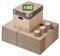 Pack and Move – Packung mit 60 Umzugskartons zur Buchaufbewahrung – 40 x 30 x 30 cm – verstärkte Griffe – 3 gratis Kleber