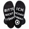 Himozoo Neuartige Lustige Socken Fussball Geschenke, 'BITTE NICHT STÖREN, ICH SCHAUE FUSBALL' Funny Socks für Männer Frauen Fußballliebhaber Geschenke (Schwarz01)