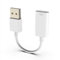 LMUBOY USB Male to Lightning Female Audio Adapter Cable,Type A to Lightning Audio Converter for Apple Lightning EarPods,Compatible with iMac,Mac Pro/Mini/Studio, and More PCs,Laptops with USB-A Port