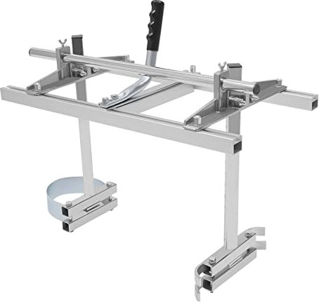 Profi Chainsaw Mill, Kettensäge Mühle, Mobiles Sägewerk für 35,5-61cm/14-24Zoll Kettensäge, Effizient Mühle Holz Führungsschiene Bauholz Schneiden, Kettensägenhalterung mit Handschuhe, Werkzeugtasche