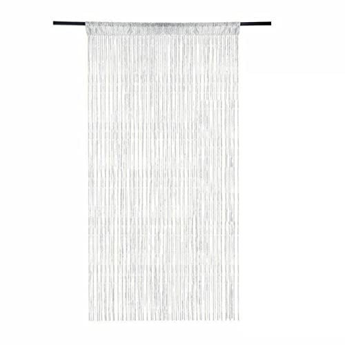 Lambo Rideaux À Pampilles en Tissu Tissé, Rideau De Porte en Corde, Rideau De Porte Anti Mouche, Panneau De Rideau À Cordes, Décorations De Fenêtre Diviseur De Pièce pour Porte Murale Fenêtre
