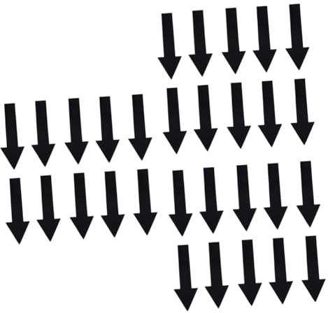 UPKOCH 3 Sets Boden-wandaufkleber Heimdekoration Entfernbarer Pfeilaufkleber Für Den Verkehr Einfach Abziehen Und Aufkleben Geeignet Für Kirche Lager Büro 10 Stück * 3