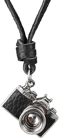 Hmsanase Necklace Pendant Chain Men Women Jewellery Men Necklace Camera Pendant Necklace Men Woman Necklace Collares