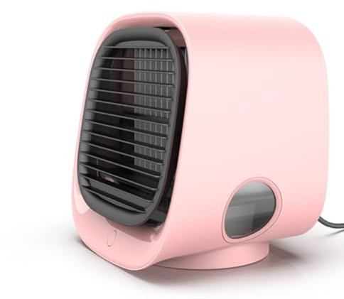 Enfriador de Aire, Aire Acondicionado de Escritorio recientemente actualizado, Enfriador de Aire portátil, Ventilador de Agua fría, Mini Aire Acondicionado Personal