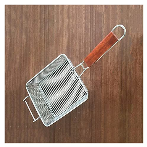 IMEITE Strainer Spider Filter Skimmer Frying Sieve Ladle Stainless Steel Wire Skimmer Spoon with Handle Suitable for Kitchen Fried Food Pasta Mesh Basket