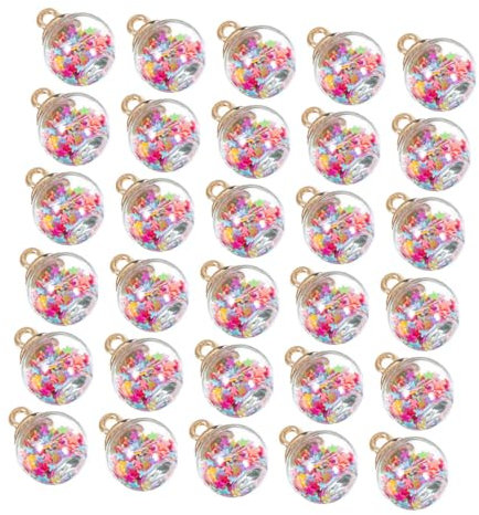 VICASKY 40stücke Star Sequin Bälle Weihnachtsdeko Für Schmuck Basteln Glitzernde Dekoration Für Und Festlichkeiten