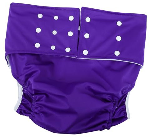 FOMIYES Wiederverwendbare Stoffwindel Für Erwachsene Aus Atmungsaktivem Material Verstellbar Mit Elastischem Und Beinausschnitten Wasserdichte Inkontinenzhose Für Senioren Und Inkontinenz