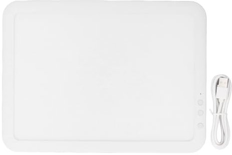 Lichtkasten Zum Nachzeichnen, LED-Lichtpad, Verstellbar, 6 Helligkeitsstufen, Lichtkasten, 3 Farbtemperatur-Modus, Lichttafel Zum Zeichnen, Malen, Skizzieren, 35 X 26 Cm