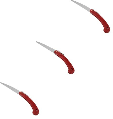 BESPORTBLE 3St Klappsäge astscheren hochastschere klapp messer handkteissäge handkeeissäge Überlebenssägen Campingsäge klappbar Baumsägen Hand klappbare Astsägen Campingsägen Rostfreier Stahl