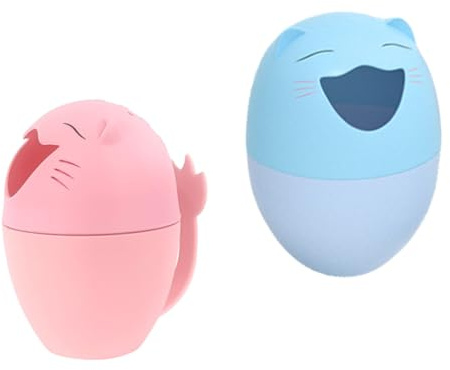 Ciieeo 2pcs Bath Jug Washing Cup for Boy Girl Shampoo Rinse Cup Gentle Stream for Hair Rinser