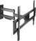 PRENDELUZ Supporto da parete per monitor/TV da 37 a 70 con rotazione TooQ in colore nero. Ideale per ottimizzare gli spazi e godere di una visualizzazione flessibile e confortevole.