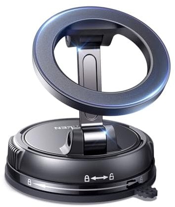 UGREEN Supporto Telefono Auto MagSafe 2 in 1 con Ventosa e Adesivo, Porta Telefono Auto Rotazione 360° per iPhone 15/14/13/12, per Cruscotto o Parabrezza