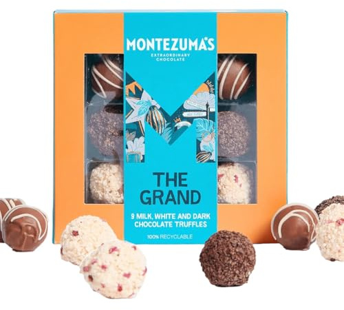 Montezuma's The Grand Truffle Collection Box, Contains 9 Truffles, Gluten Free, 110g Box