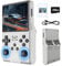 R40S Handheld Retro Games Console 256G, Retro Gaming Console with Built in 30000+ Retro Games 40+ Emulators, Open Source LinuxArk OS 2.0 System, 3.5 Inch IPS Screen, 640 x 480 Resolution (White)