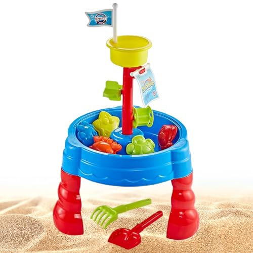 Générique Wasser- und Sandtisch | Tisch mit sensorischen Aktivitäten, pädagogisches und spielerisches Outdoor-Spiel für, Garten, Terrasse, Rasen, Hinterhof