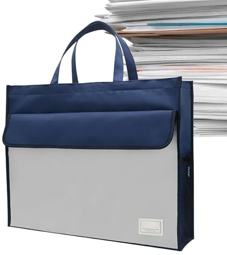 Organisateur de Documents - A3 Portable Fiable Fiable, Valise Oxford, Fermeture Éclair Étanche | Design Moderne Créatif Rangement Léger Fichiers Pour Les Fichiers De Bureau Pour Les Voyages D'affaires