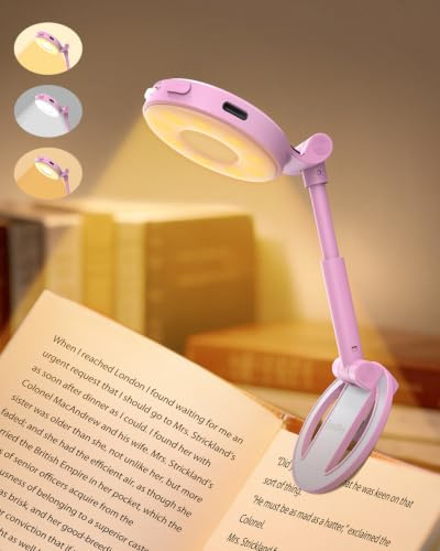 Liseuse Lampe de Lecture pour Livre au Lit 18 LED, Rechargeable et Compacte | 3 Températures de Couleur, Minuterie et Mémoire, Lampe Lecture Dimmable Portable, Lumiere Livre, Idee Cadeau Homme et Femme