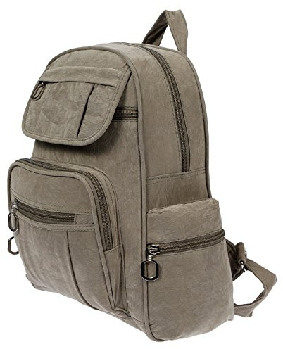 Christian Wippermann sportlicher Leichter Damenrucksack (Hell Grau)