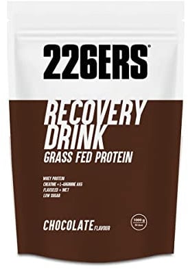 226ERS Recovery Drink | Recuperador Muscular con Proteína Whey, Creatina, Hidratos, Triglicéridos y L-Arginina, Sin Gluten, Chocolate - 1 kg