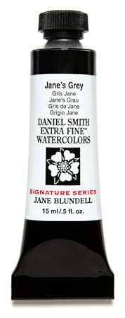Daniel Smith Extra Fine™ Watercolor Paint, 15ml, Tube, Jane's Grey, 0.5 fl oz, (Pack of 1)