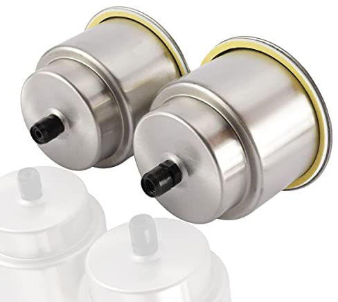 Supporto per bevande in acciaio inox con scarico, diametro esterno OD: 4 1/4 OD, diametro interno ID 3 1/2, altezza 10,2 cm (2 pezzi)