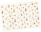 5 Bögen Geschenkpapier Waldtiere Pastel Aquarell - 1,60€/qm - 84,1 x 59,4 cm Reh Fuchs Igel Eichhörnchen und Bär Aquarell pastell Geschenke
