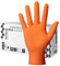 Herrmann Nitril Handschuh DiamantGrip Orange | Gr. L - 100 Stück | Perfekter GRIP Einweg Montage Schutzhandschuhe puderfrei latexfrei | Diamanttextur Nitril-Handschuhe