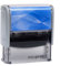 Adress-Stempel Textstempel easyprint 3-58x22mm - 5 Zeilen (Abdruckfarbe blau) mit Wunschtext personalisierbarer Namensstempel oder Firmenstempel