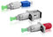SKYSHL SM 9/125um (1*FC-SC+1*FC-ST+1*FC-LC) LWL Verbinder FC APC(Stecker) zu LC SC ST UPC(Buchse) Adapter Simplex Konverter Glasfaser Kupplungen für OTDR/OLS/OPM/VFL/Glasfaser(FAU3)