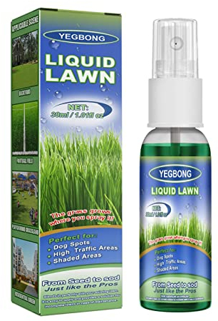 GIMOCOOL Grüne Grasfarbe für Rasen,Grünes Gras-Spray,Gebrauchsfertiges Green Grass Rasenspray & Hundefleckenreparatur,Umweltfreundliche, haustierfreundliche, schnell wirkende grüne Grasfarbe