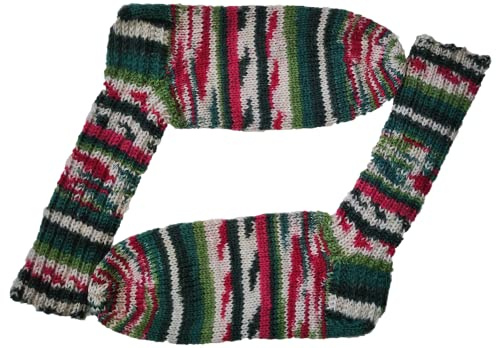 Selbstgestrickt/Handgemacht/Socken/Wollsocken/Ferner - Wolle/Merinowolle/Größe ist wählbar/Weihnachtsedition : 19.12.22