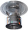 HST Regenhaube 130 mm Ofenrohr Edelstahl doppelwandig Isoliert Pelletrohr Kaminrohr Rauchrohr Robustes Bogenrohr Ofen Pelletöfen