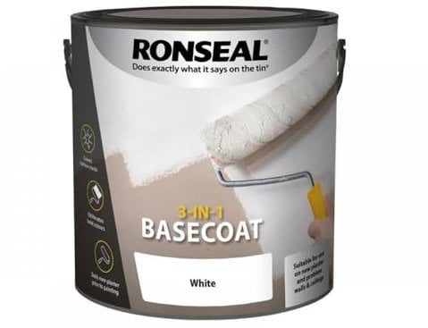 Ronseal BASECOAT PAINT WHITE 2.5L