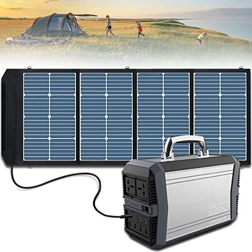 ZWEBY Petrol Inverter Generator Portable Power Station,93600Mah Battery Backup,Solar Generator Power Supply With 4 Solar Charging Panels For Outdoor Camping Travel Emergency Cpap,110V