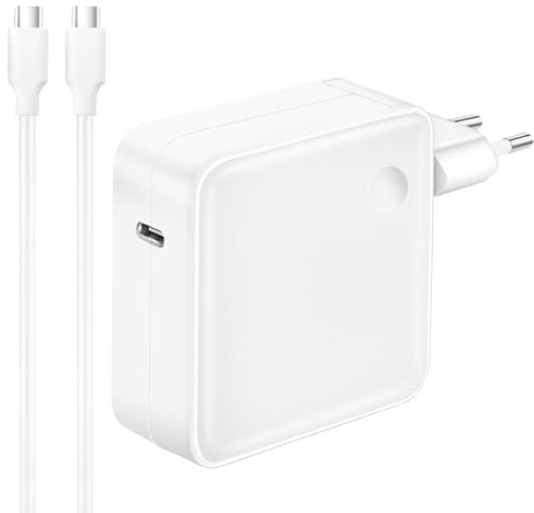 MacBook Pro Ladegerät,96W USB C Netzteil mit MacBook 16,15,14,13,Mac Book Air 13,iPad 12,9/11 Zoll,HP,Lenovo,und mehr mit 1.8M USB C auf C Ladekabel