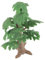 EXCEART 2 STK Mini-Zypresse gefälschte Pflanzen Neujahr Mikro Ornament Modelle Zypressenbaum-Modell grüner Landschaftsahorn dreidimensional Landschaftsbaum künstlicher Baum Anlage Kiefer