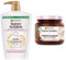 Garnier Wahre Schätze Beruhigendes Shampoo Sanfte Hafermilch, XXL Formal 1L & hätze Feuchtigkeitsspendende 1-Minute Haarkur für sensible Kopfhaut