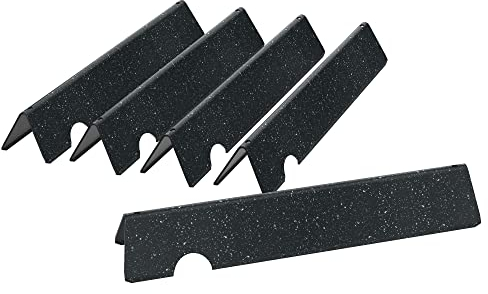 WELL GRILL 43,5CM Flavorizer Bars Aromaschienen für Weber Genesis 2 Zubehör, Genesis II E-310 E-330 E-335 S-335, II LX S/E-340 Serie(2017-Newer), für Weber 66795 66032, Porzellan Emailliert
