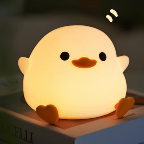 JMG-Myratts Einhorn-Nachtlicht für Kinder, Dimmbares Timer-Nachtlicht, Nachttischlampe für Kinder, Dekoration für das Kinderzimmer von Mädchen (Dodo Duck)