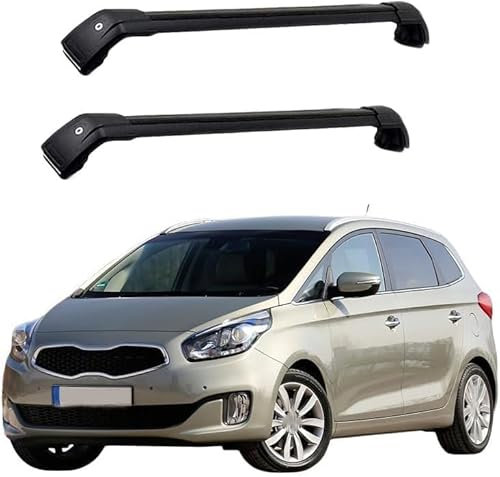 zjxtnb DachträGer RelingträGer für Kia Carens Rondo 2013 2014 2015 2016 2017 2018 2019 2020, Dachgepäckträger Dachreling Rack Gepäck Querträger Relingträger Gepäckablage Träger,B