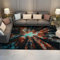 UERWOWELL Wald Bereich Teppiche für Schlafzimmer Wohnzimmer Baum Bild Waschbar Rutschfester weicher Teppich mit niedrigem Flor Leichter Innenbodenteppich für Wohnkultur 160x200cm