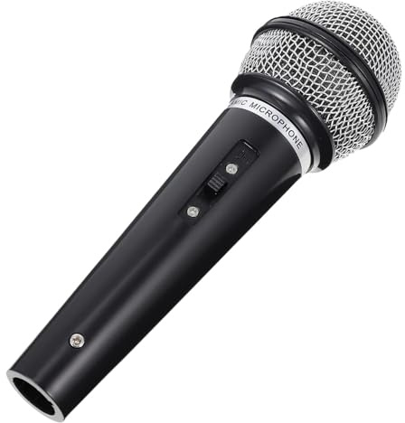 Microphone Prop Realistic Smooth Fake Microphone, Stage Performance Model