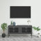KATERYY TV-Schrank Anthrazit 105x35x50 cm Stahl TV-Bänke Möbel