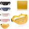 BAIYSFFG Bauchtasche, modische Hüfttasche, Uni, modisch, für Reisen, Bauchtasche mit 3 Reißverschlusstaschen, für Damen, Herren, Sport, Laufen, Wandern, Joggen, Schwarz, 28 x 7 x 13 cm (Gelb)