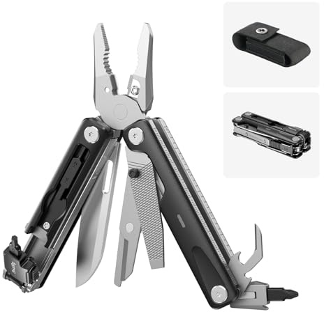 SMALLRIG 16-in-1 EDC Multitool, Compact Aluminum Multi Tool with Pliers, Scissors, Screwdrivers, Wrenches, Ruler, Portable Folding Tool Kit for Photography, Camera, Outdoor, Daily Use - 5294