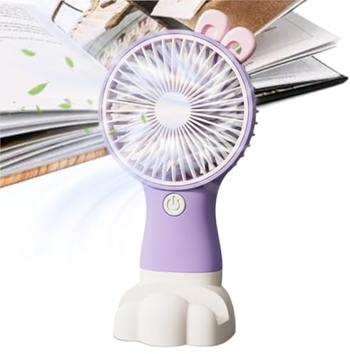 Bsbkoj Ventilateur portable – Gadgets de refroidissement portables alimentés par USB – Ventilateur de voyage réglable | Pour homme, femme, enfant, voyage, randonnée, concert, plage, camping, maison